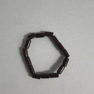 Dark Brown Wooden Beaded Bracelet